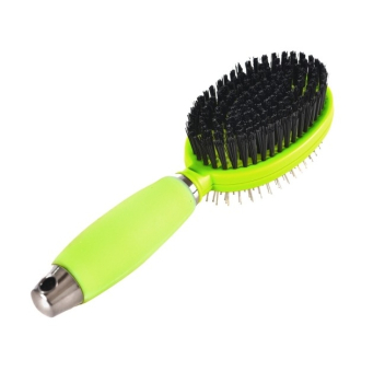 Hundebürste , Hundebürste 2 in 1 , Hunde Grooming Bürste , Fell Pflegebürste